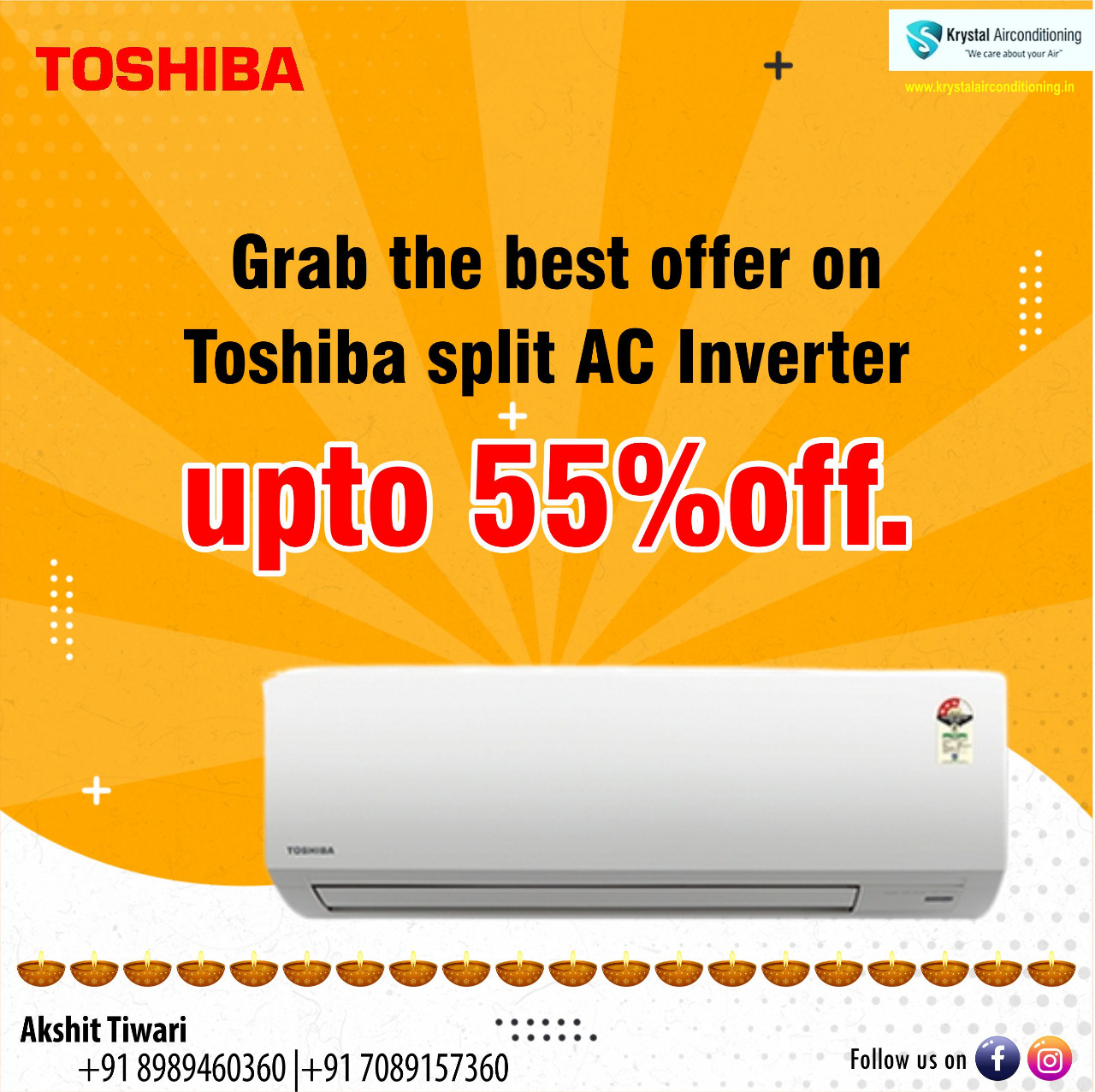 Toshiba ac in Indore